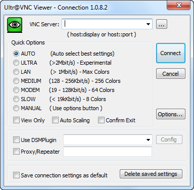Viewer quick options Viewer quick options